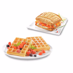 Tefal SW3418 piastra per waffle 2 waffle 700 W Nero, Grigio - Vista aggiuntiva 8
