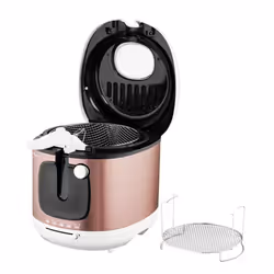 Moulinex Mega 2kg Singolo 3,3 L Indipendente Friggitrice Rosa, Bianco