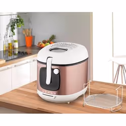 Moulinex Mega 2kg Singolo 3,3 L Indipendente Friggitrice Rosa, Bianco - Vista aggiuntiva 4