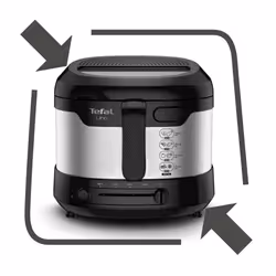 Tefal Uno FF215D Singolo Indipendente 1600 W Friggitrice Nero, Acciaio inox - Vista aggiuntiva 7