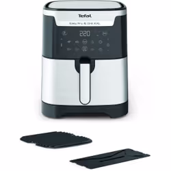 Tefal Easy Fry & Grill EY801D, Friggitrice ad aria calda, 6,5 L, 1,5 kg, 8 persona(e), Acciaio inox, Touch