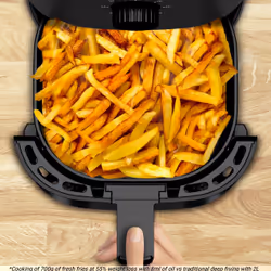 Tefal Easy Fry EY1308 Singolo 3,5 L Indipendente 1030 W Friggitrice ad aria calda Nero - Vista aggiuntiva 6