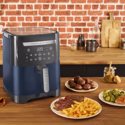 Tefal Easy Fry & Grill EY8014 Doppia 6,5 L Indipendente 1830 W Friggitrice ad aria calda Blu - Vista aggiuntiva 6