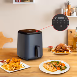 Tefal Easy Fry Max EY245B Singolo 5 L Indipendente 1500 W Friggitrice ad aria calda Grigio - Vista aggiuntiva 6