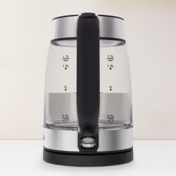 Tefal Glass Kettle KI605830 bollitore elettrico 1,7 L 2200 W Nero, Argento, Trasparente - Vista aggiuntiva 3