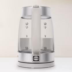 Tefal Glass Kettle KI605B30 bollitore elettrico 1,7 L 2200 W Grigio, Argento, Trasparente - Vista aggiuntiva 4