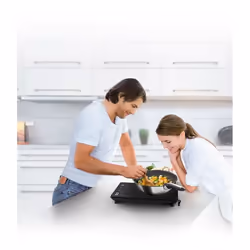 Tefal IH2108E1 piano cottura Nero Superficie piana Piano cottura a induzione 1 Fornello(i) - Vista aggiuntiva 3