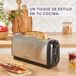 Moulinex LS5S0DE0 tostapane 1 fetta/e 1430 W Nero, Acciaio inox - Vista aggiuntiva 6