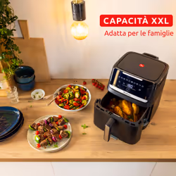 Moulinex EZ8428 Easy Fry Silence 7L, Friggitrice ad aria, Silenziosa, Frontale Rimovibile - Vista aggiuntiva 4