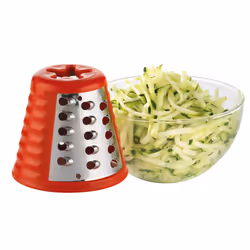 Moulinex Fresh Express DJ755G Affettatutto Grattugia Elettrico, 5 Funzioni di Taglio, 150 W, 1 Liter, 1 Decibel, plastica, Rosso - Vista aggiuntiva 6