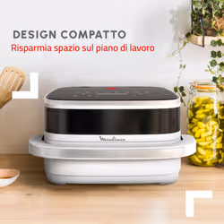 Moulinex Easy Fry XL Surface, Friggitrice Ad Aria, Cestello Spazioso, Design Compatto, Finestra di Osservazione, Bianco, AL4001 - Vista aggiuntiva 3