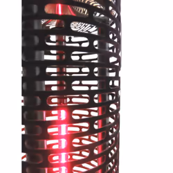 EWT PATIOM stufetta elettrica Esterno Nero 1500 W Riscaldatore ambiente elettrico a infrarossi