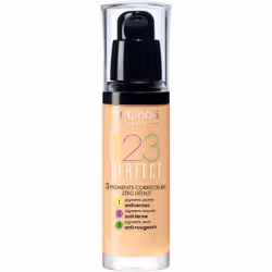 Bourjois 123 Perfect, Flacone a pompa, Liquido, Tipi diversi di pelle, Beige, Beige, Naturale
