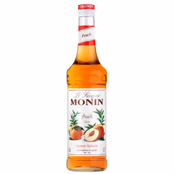 Monin 361016, Sciroppo per dessert, Pesca, 700 ml, Bottiglia, Zucchero, 36 mese(i)
