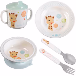 Sophie la girafe 470007 piatti e utensili per bambini 6 mese(i) Multicolore