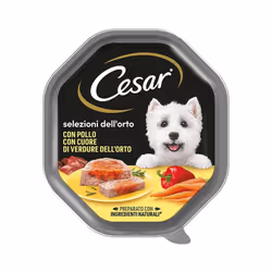 Cesar Selezione Dell'Orto sono ricette di tenero patè di carne e verdure che si ispirano alla nostra tradizione di alimenti u ...