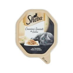 Patè gatto classic tacchino pollo verdure 85 gr okx - Sheba