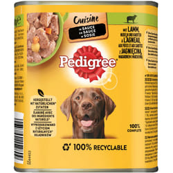 Pedigree 3065890152809 cibo umido per cani Carota, Montone, Noodle Adulto 800 g