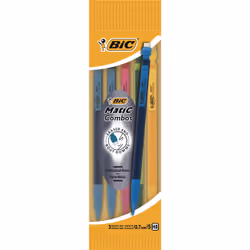 BIC 3086120015176, Multicolore, Cloruro di polivinile (PVC), Grigio, 0,7 mm, 5 pz