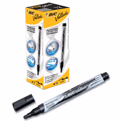 BIC 902088, 12 pz, Nero, Tipo di punta, Nero, Nero, Rotondo