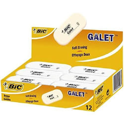 BIC Galet gomma per cancellare Bianco 12 pz