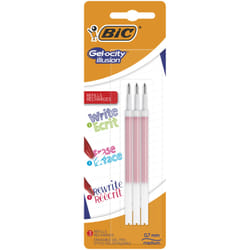 BIC Gelocity Illusion Refill Rosso Blister 3