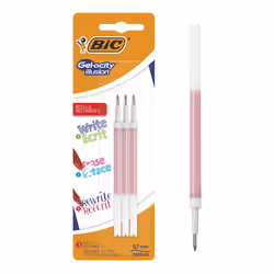 BIC Gelocity Illusion Refill Rosso Blister 3