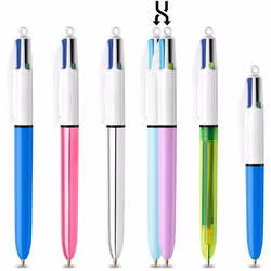 BIC 945793, Penna a sfera retrattile a clip, Ricaricabile, 6 pz, Medio