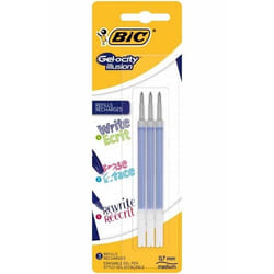 BIC Gel-ocity illusion Medio Blu 3 pz