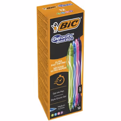 BIC 964826 penna gel Penna in gel retrattile Vivido Blu 12 pz