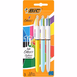 BIC 987811 penna a sfera Penna a sfera retrattile a clip 3 pz