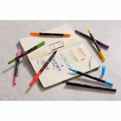 BIC Intensity Dual Tip marcatore Nero, Blu, Verde, Viola, Rosso, Giallo 6 pz - Vista aggiuntiva 5