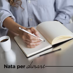 BIC Cristal Re'New, Penna Ricaricabile Nera a Sfera, Fusto in Metallo (Punta 1mm), Confezione 1 Penna + 2 Ricariche - Vista aggiuntiva 4