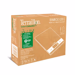 Terraillon Bamboo USB Superficie piana Rettangolo Bilancia da cucina elettronica