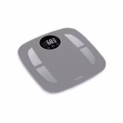 Terraillon Power Fit, Bilancia pesapersone elettronica, 160 kg, 100 g, Grigio, Touch, 12 utente(i)