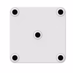 Terraillon X-Line Connect Quadrato Bianco Bilancia pesapersone elettronica - Vista aggiuntiva 4