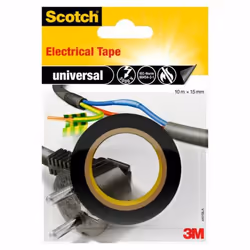 Scotch 7100021033, 1 pz, Nero, Vinile, 10 m, 15 mm
