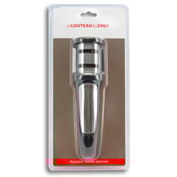 Le Couteau du Chef 443920 affilatore per coltelli Nero, Rosso, Acciaio inox