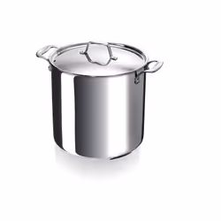 BEKA Chef stockpot with lid, 17 L, Acciaio inox, Acciaio inox, Ceramica, Gas, Alogena, Induzione, Piastra sigillata, Acciaio ...