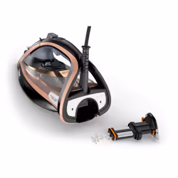 Tefal Ultimate Pure FV9845 Ferro da stiro a secco e a vapore Piastra Durilium Autoclean 3100 W Nero, Rame - Vista aggiuntiva 5