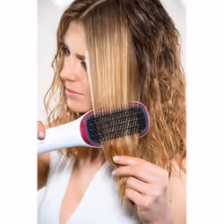 Rowenta CF6220 Spazzola ad aria calda Vapore Rosa, Bianco 900 W 1,8 m - Vista aggiuntiva 6