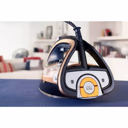 Tefal FV9865E0 ferro da stiro Ferro da stiro a secco e a vapore Piastra Durilium Autoclean 3000 W Nero, Oro - Vista aggiuntiva 4