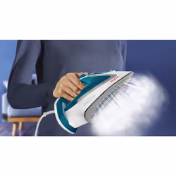 Tefal EasyGliss Plus FV5718 ferro da stiro Ferro da stiro a secco e a vapore Durilium 2400 W Turchese, Bianco - Vista aggiuntiva 5