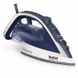 Tefal Ultimate Pure FV6812, Ferro a vapore, 2 m, 260 g/min, Blu, Argento, 50 g/min, 0,27 L