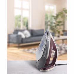 Tefal Smart Protect Plus FV6870 Ferro da stiro a secco e a vapore Piastra Durilium Airglide 2800 W Rosso - Vista aggiuntiva 7
