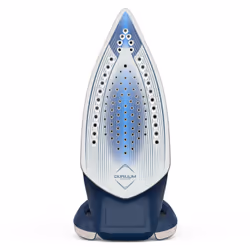 Tefal Smart Protect Plus FV6872 Ferro da stiro a secco e a vapore Piastra Durilium Airglide 2800 W Blu