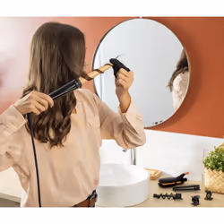 Rowenta Infinite Looks CF4231 Multistyler Caldo Nero, Bronzo 1,8 m - Vista aggiuntiva 4