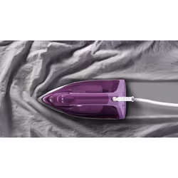 Tefal FV2836 Ferro da stiro a secco e a vapore Piastra in Ceramica 2400 W Viola, Bianco
