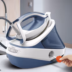 Tefal Pro Express Ultimate II GV9710 1,2 L Durilium Airglide Autoclean Ultra Thin soleplate Blu, Bianco - Vista aggiuntiva 7