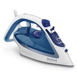 Tefal EasyGliss Plus FV5751 Ferro da stiro a secco e a vapore Piastra Durilium Airglide 2800 W Blu, Bianco